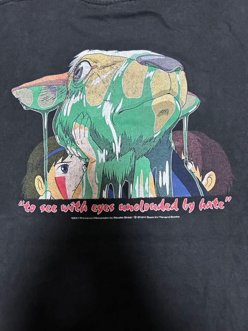 希少 もののけ姫 ブートTシャツ