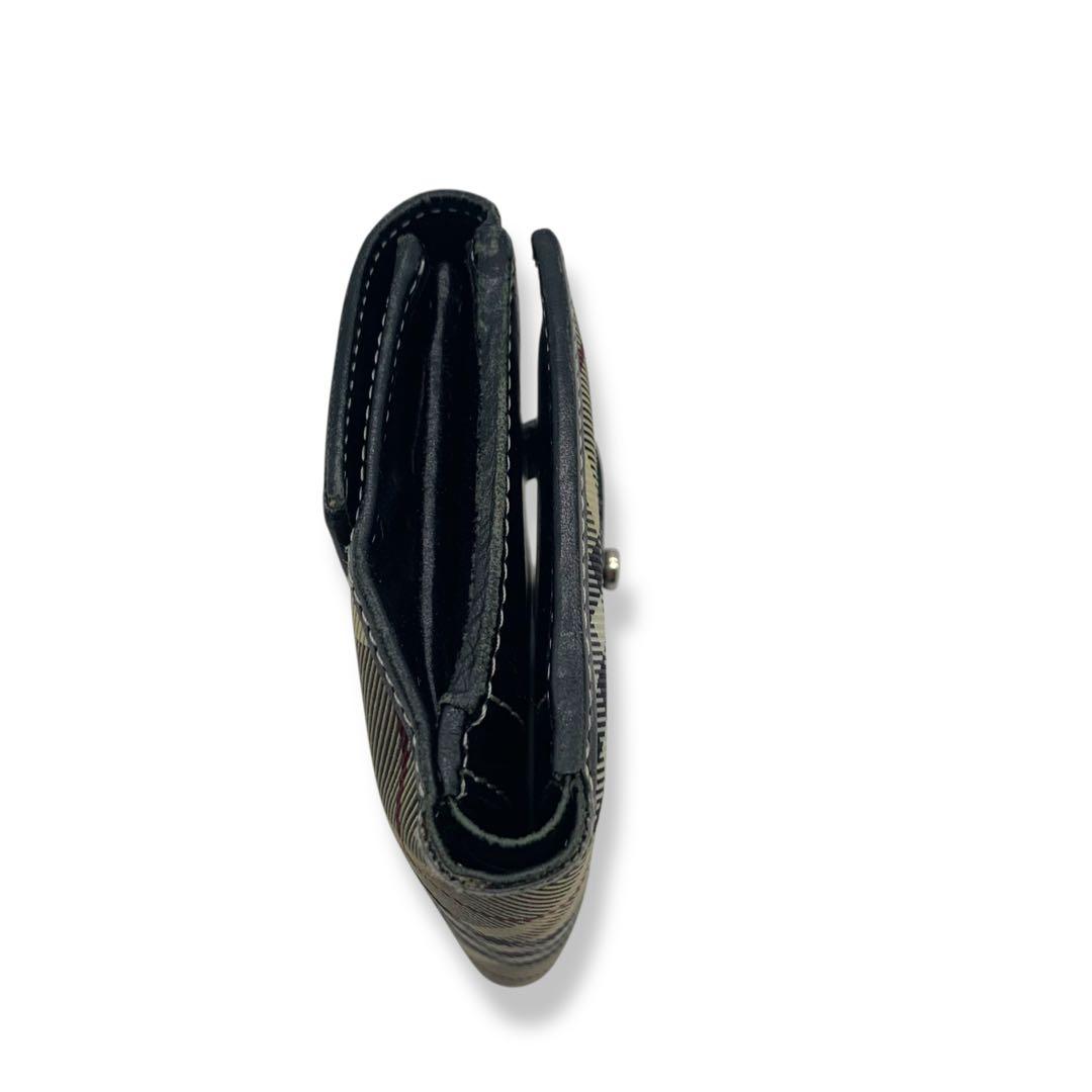 Burberry Blue Label チェック柄 二つ折り財布