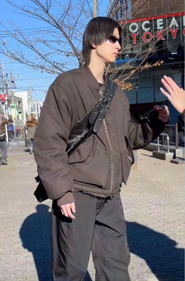 NULLUS 24AW reversible sorona bomber　1
