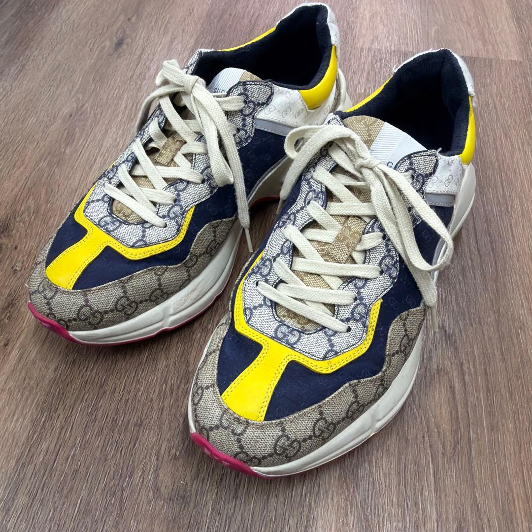 【値下げ】GUCCI グッチ　ライトン　スニーカー　GGスプリーム