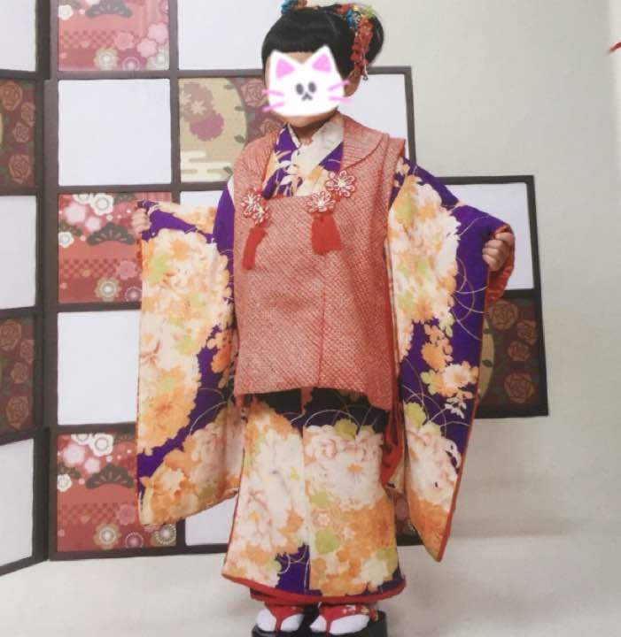 七五三着物・3歳・アンティーク