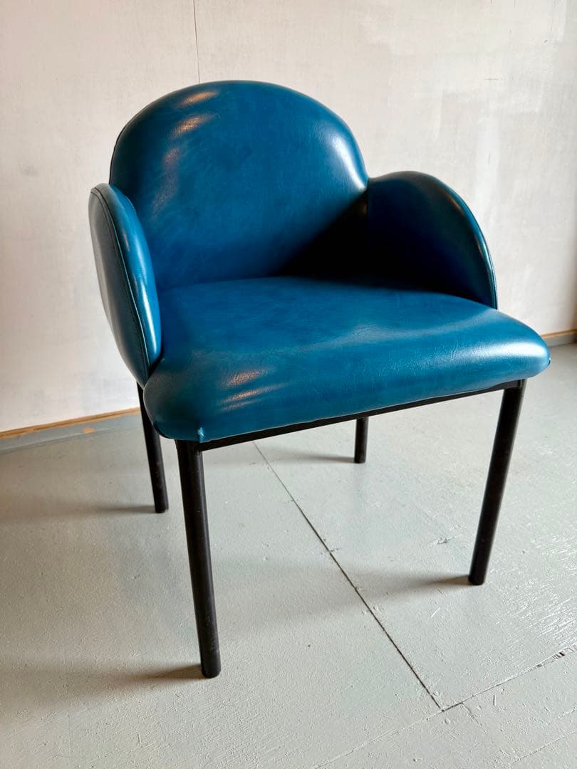 レトロ ポップ ビニールレザー チェア