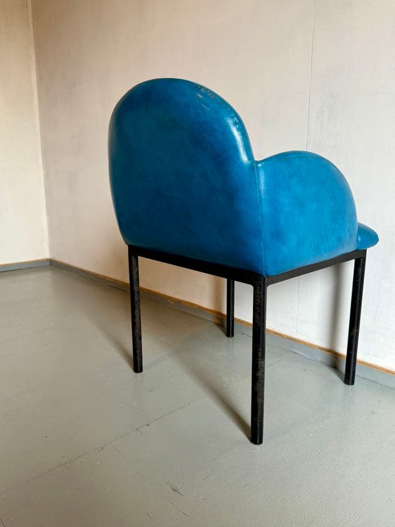 レトロ ポップ ビニールレザー チェア