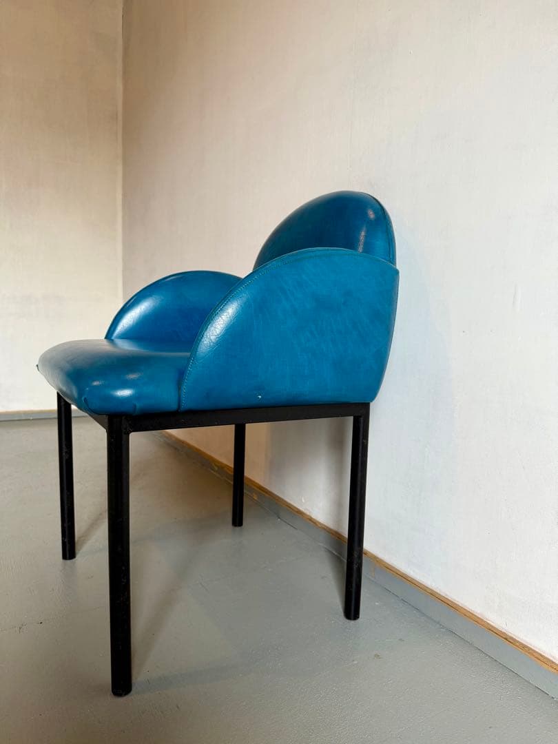 レトロ ポップ ビニールレザー チェア