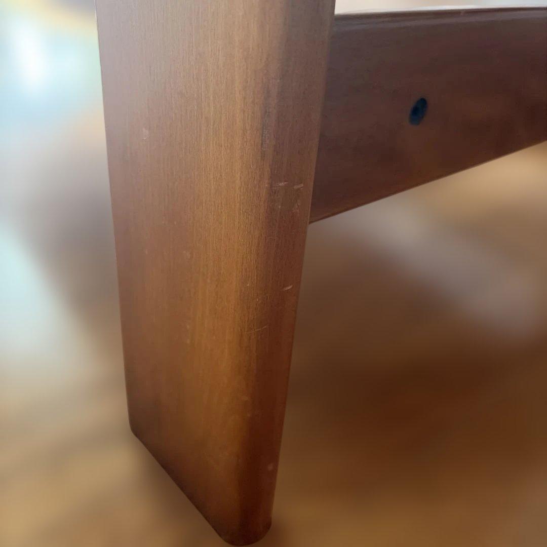 カリモク　ガラスローテーブル