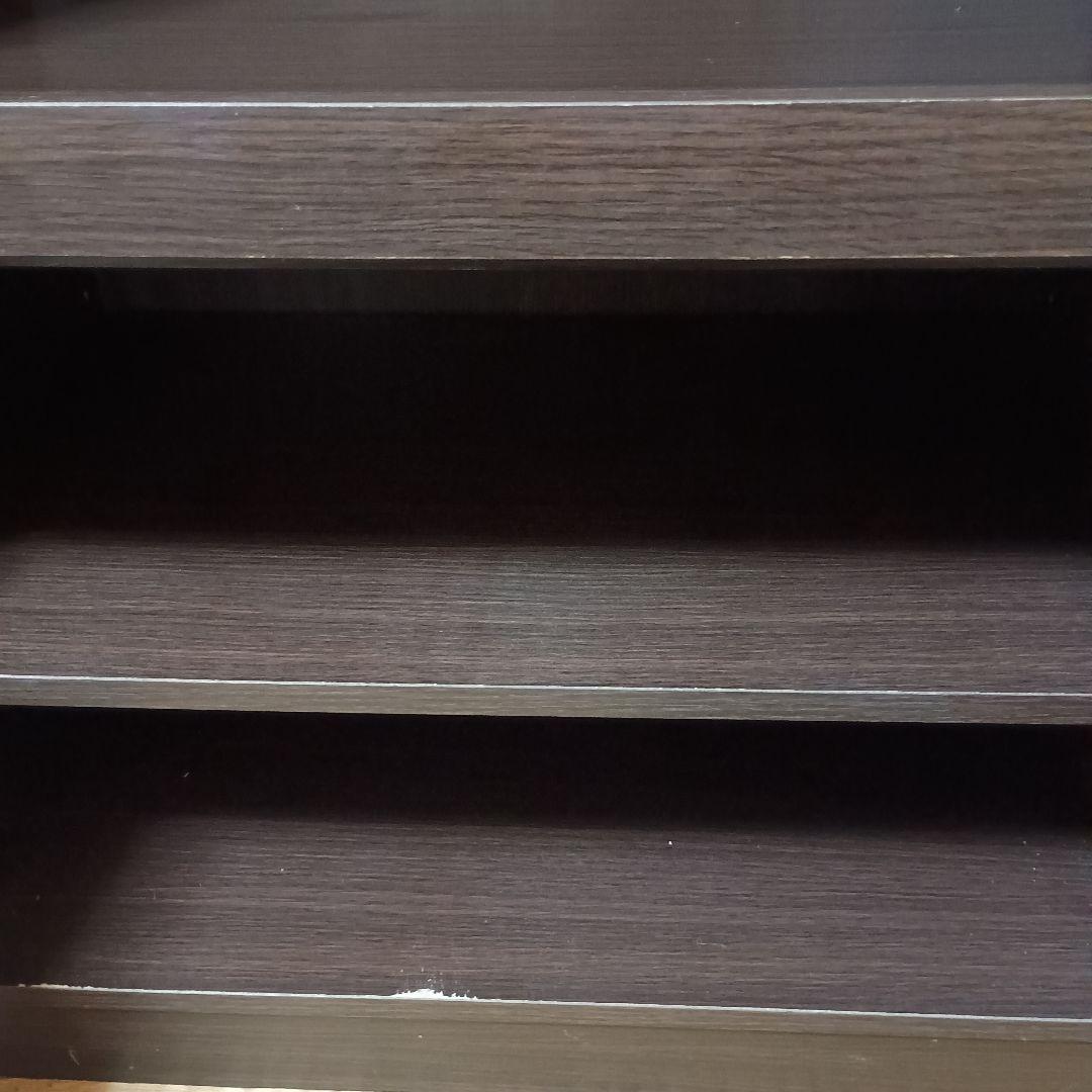 送料込 ニトリ レンジ台 レンジボード フォルムN RE9060 ダークブラウン