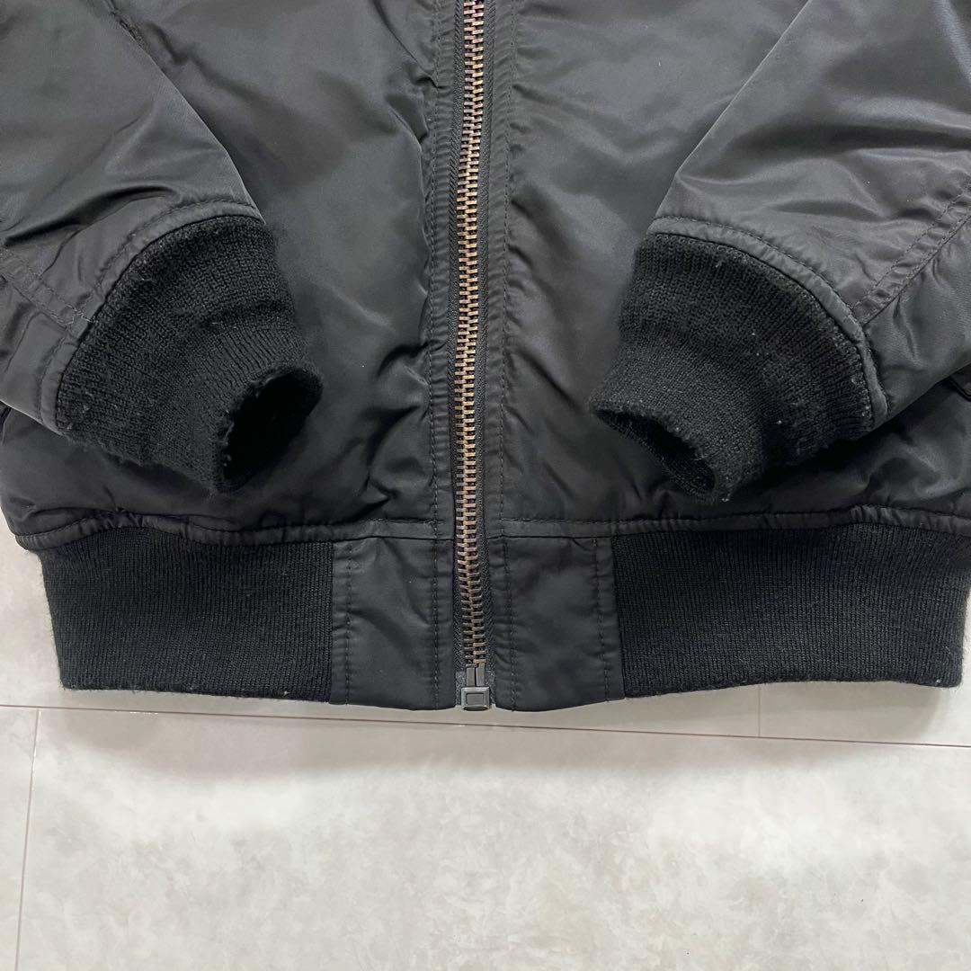 AVIREX エアフォース スペースコマンド フライトジャケット MA1 黒