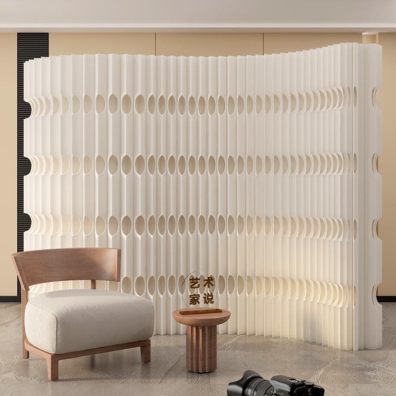 パーテーション間仕切り折り畳み式高さ1.6ｍ長さ3ｍ-4ｍ組立不要ついたて目隠し