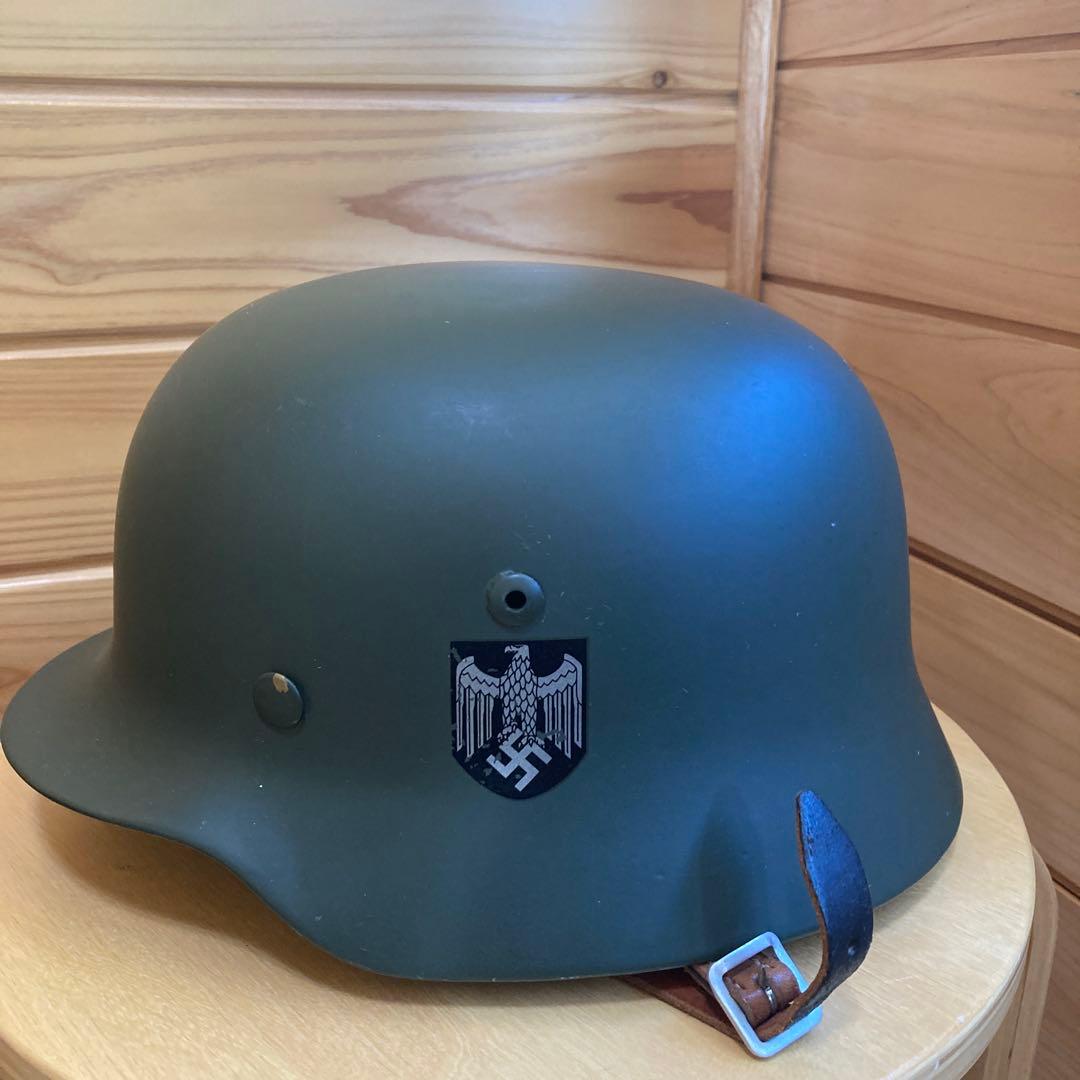 T*m様 ドイツ軍スタイル ヘルメット オリーブグリーン レプリカ