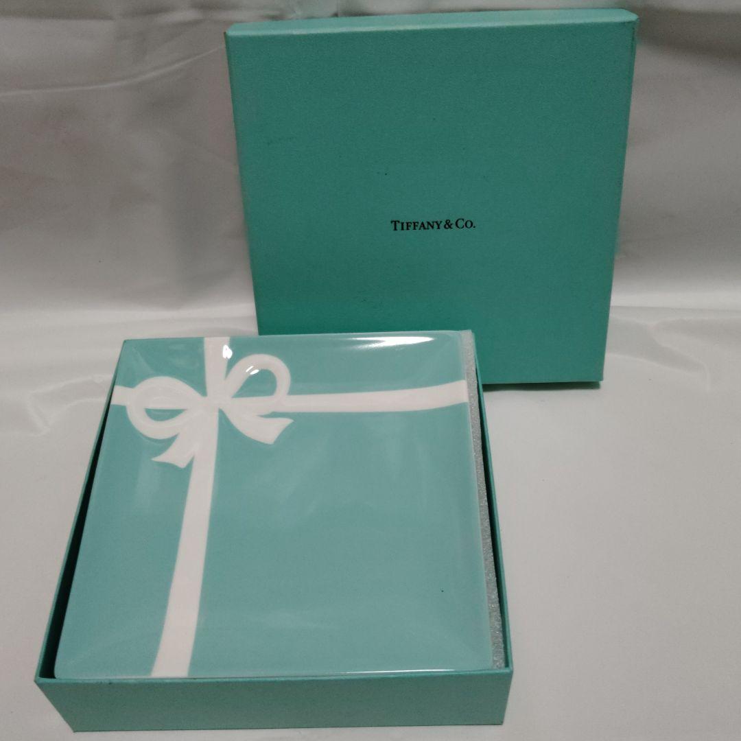 新品ティファニー&コーTiffany&Coブルーボウデザートプレートセット4枚