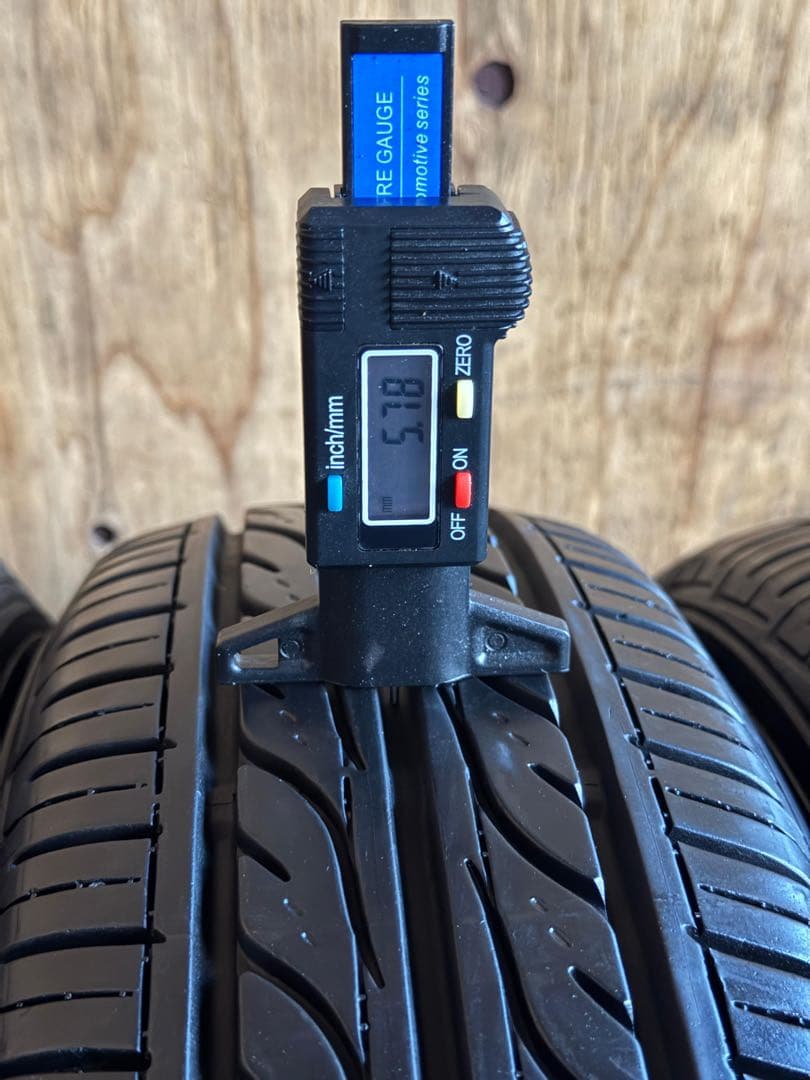 タイヤ・ホイール (580)155/65R14DUNLOP EC202 SUMMER TIRES