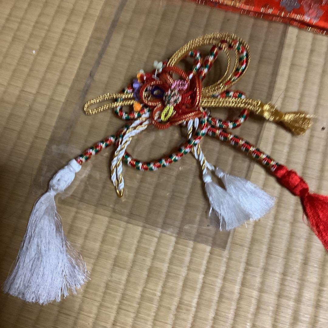 七五三　7歳用作り帯　筥迫セット　帯幅18センチ　草履21センチ