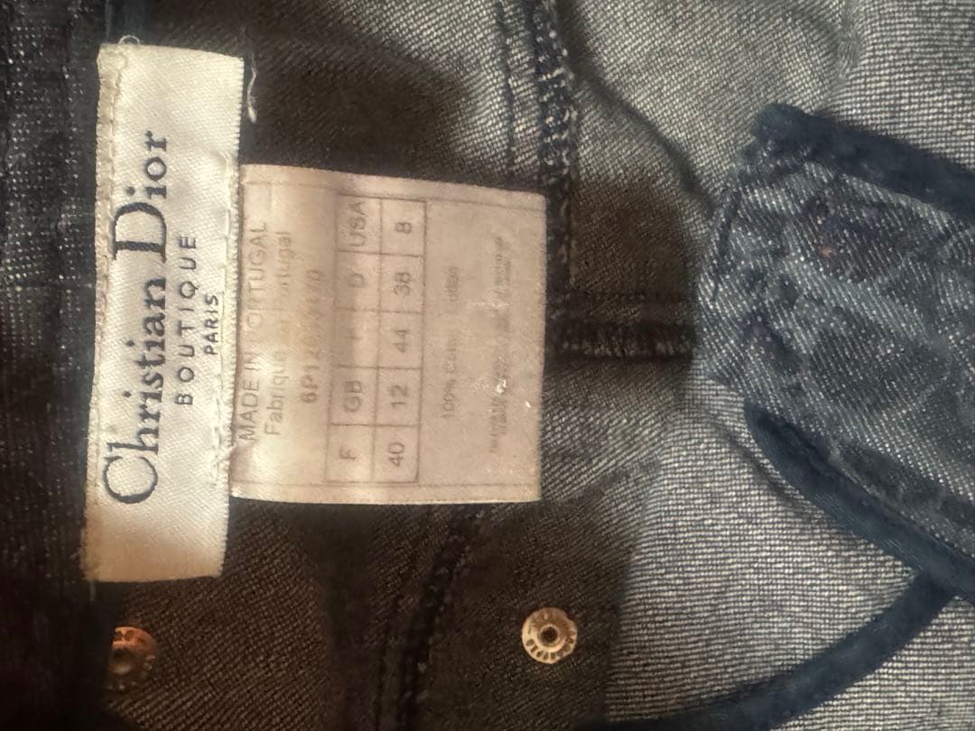 Dior デニムスカート サイズ44 US5 FR40