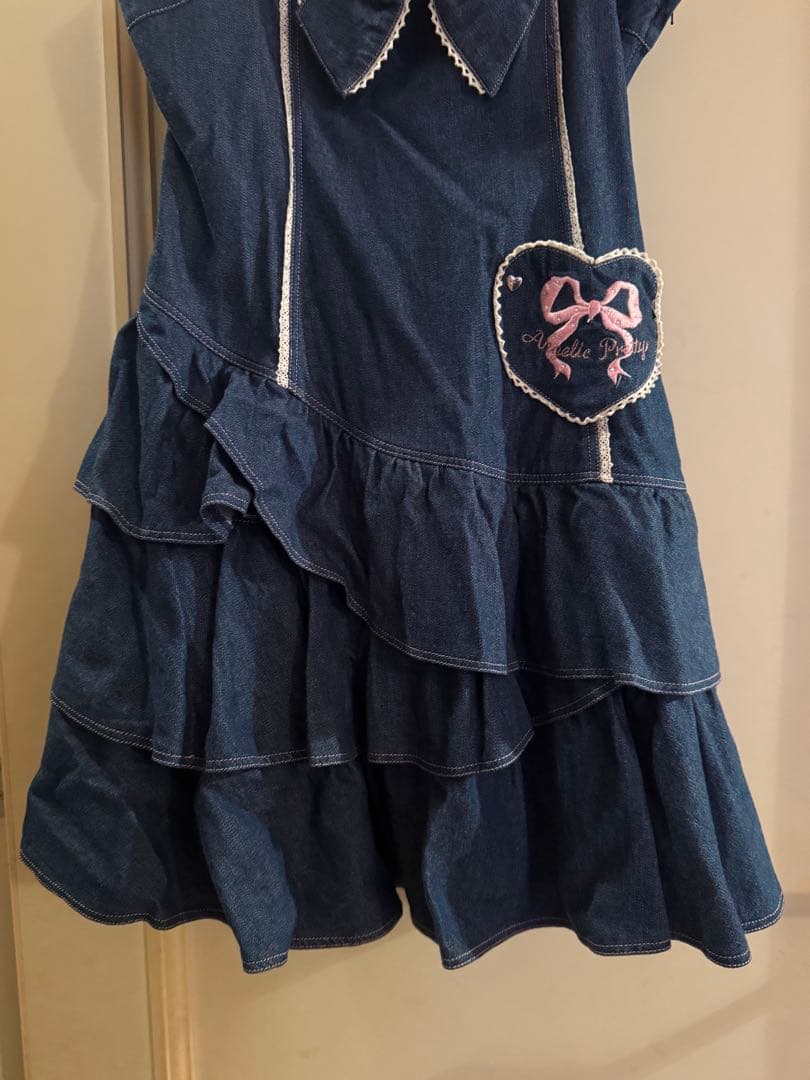 Angelic Pretty Candyデニムジャンパースカート