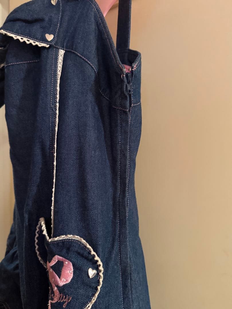 Angelic Pretty Candyデニムジャンパースカート