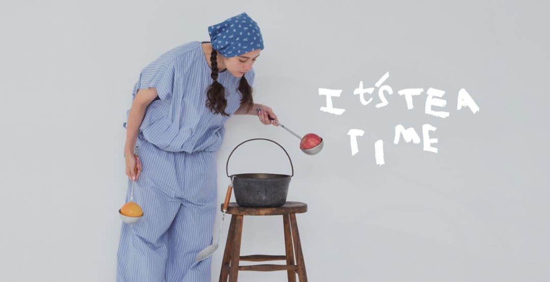 ネストローブ 〝 It's ME 〟コットンストライプバルーンサロペット