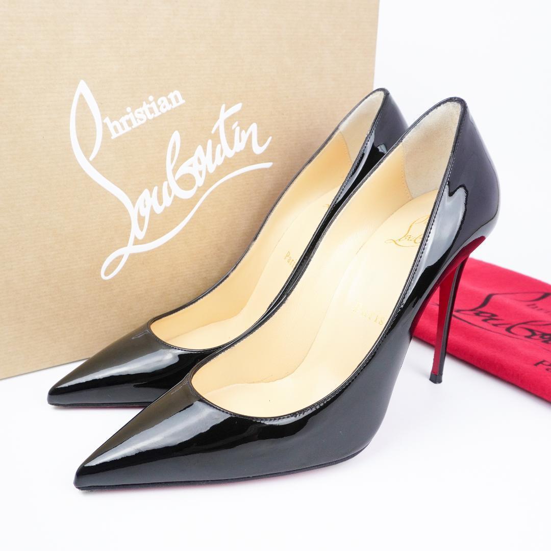 EU36.5 Christian Louboutin 黒 ハイヒール23.5cm