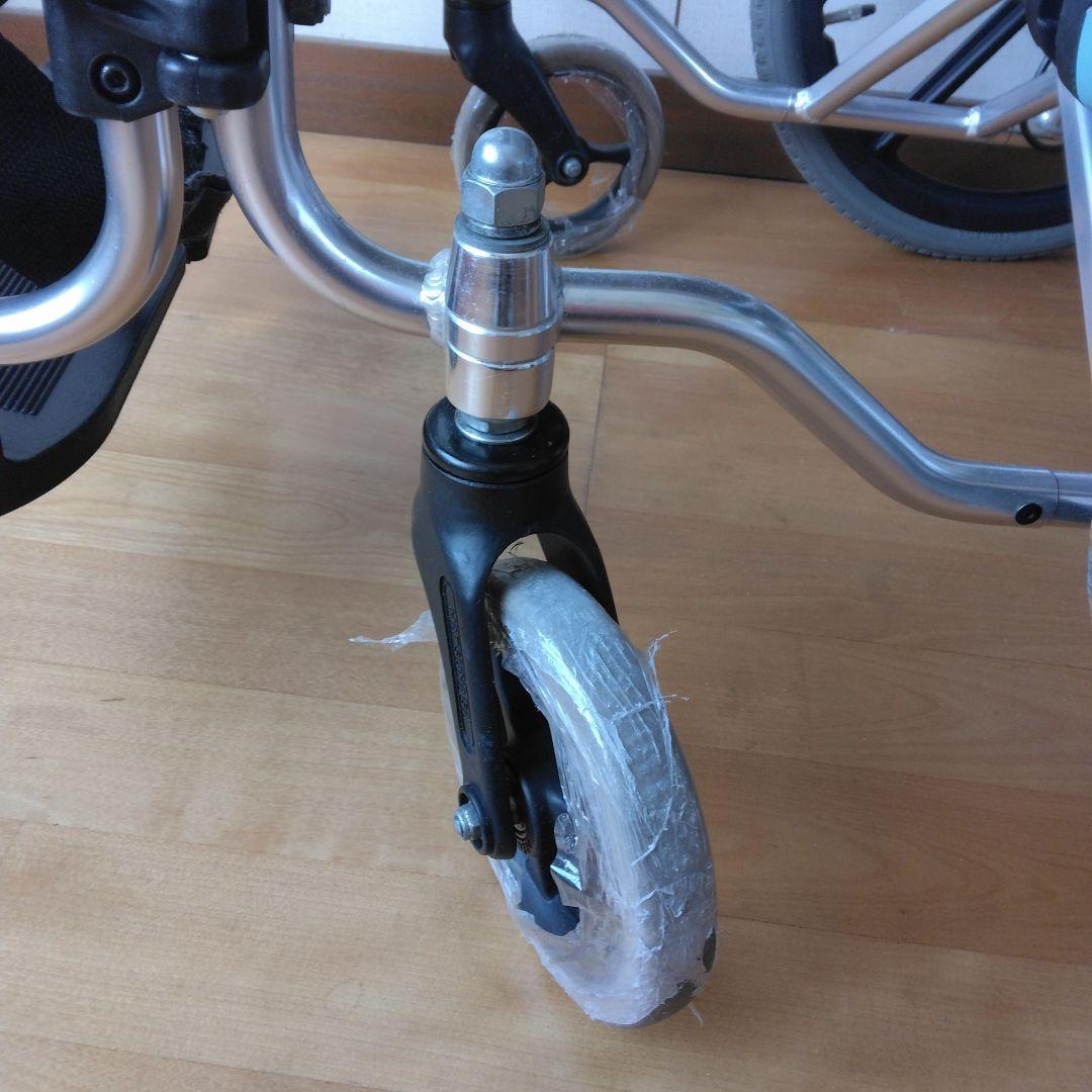 多機能　腰ベルト付き　介助用　車椅子　松永　折り畳み　背折れ