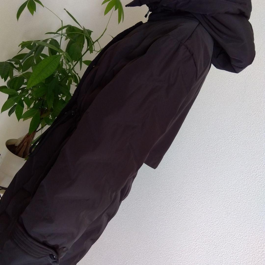design aeraデザインアエラ　　ダウンロングコート　黒
