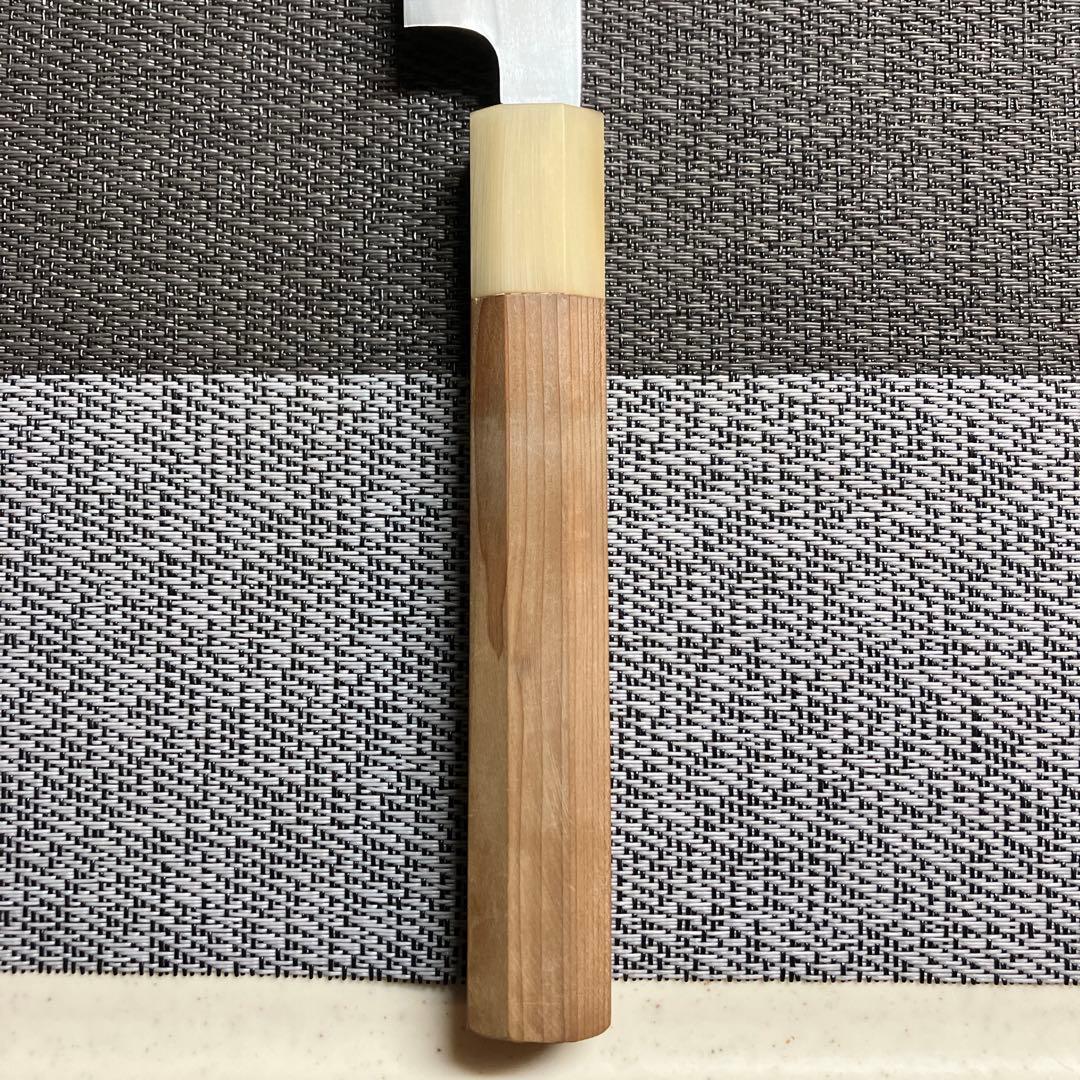 築地正本　フグ引き包丁　本焼　天然砥石で本刃付け済み❗️