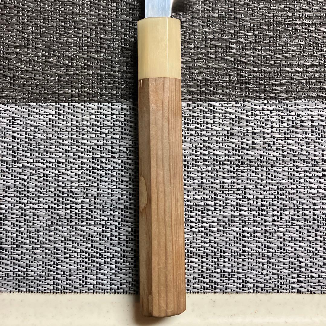 築地正本　フグ引き包丁　本焼　天然砥石で本刃付け済み❗️