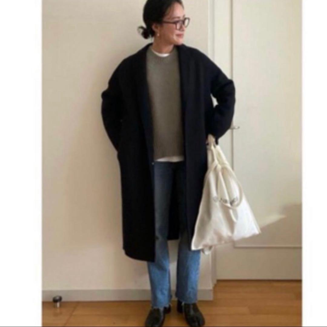 ギャルリーヴィ　カシミア100%チェスターコート　裏地有り