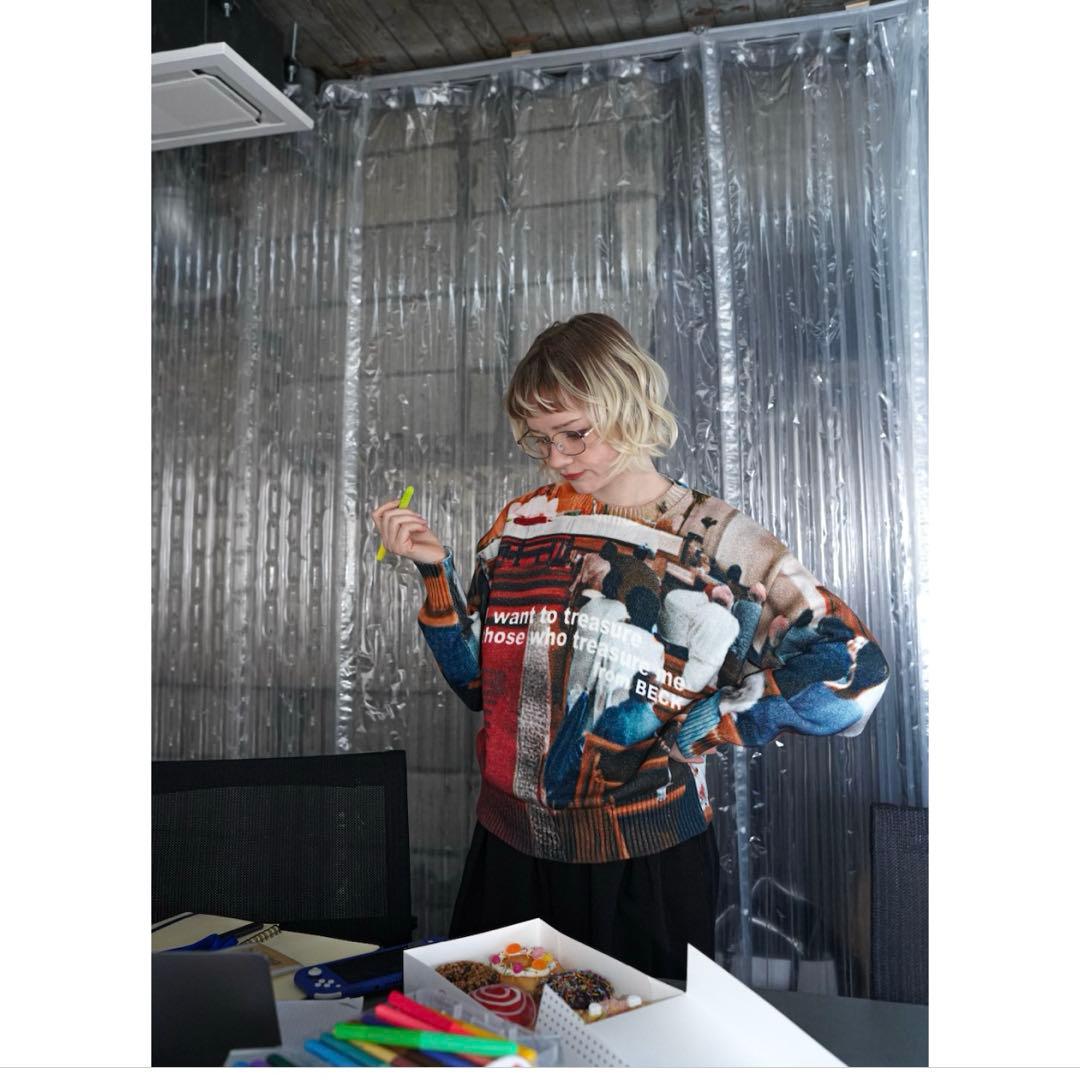 BECK and call グラフィックニット