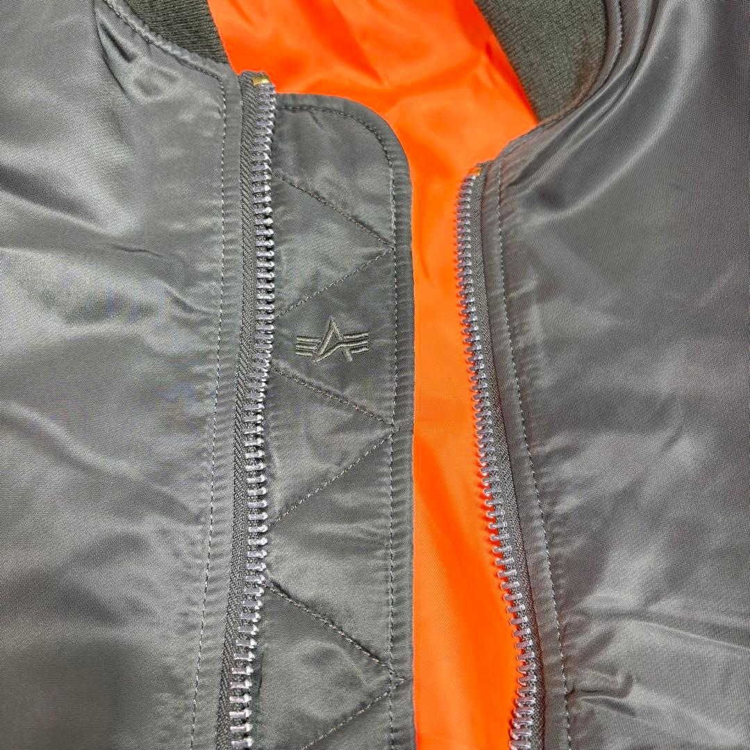 80sUSA製 アルファインダストリーズ MA-1 フライトジャケット米軍規格L