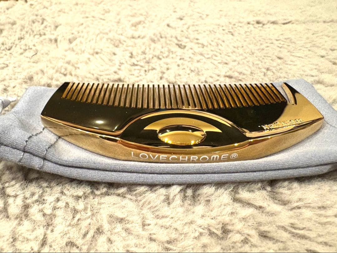 値下げ！LOVE CHROME K24GPツキ ゴールド コーム ラブクロム
