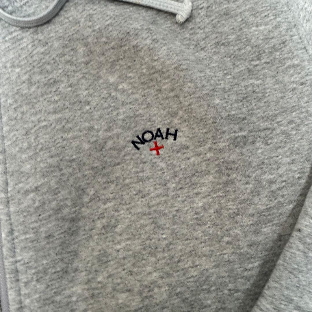 NOAH グレー フルジップパーカー L