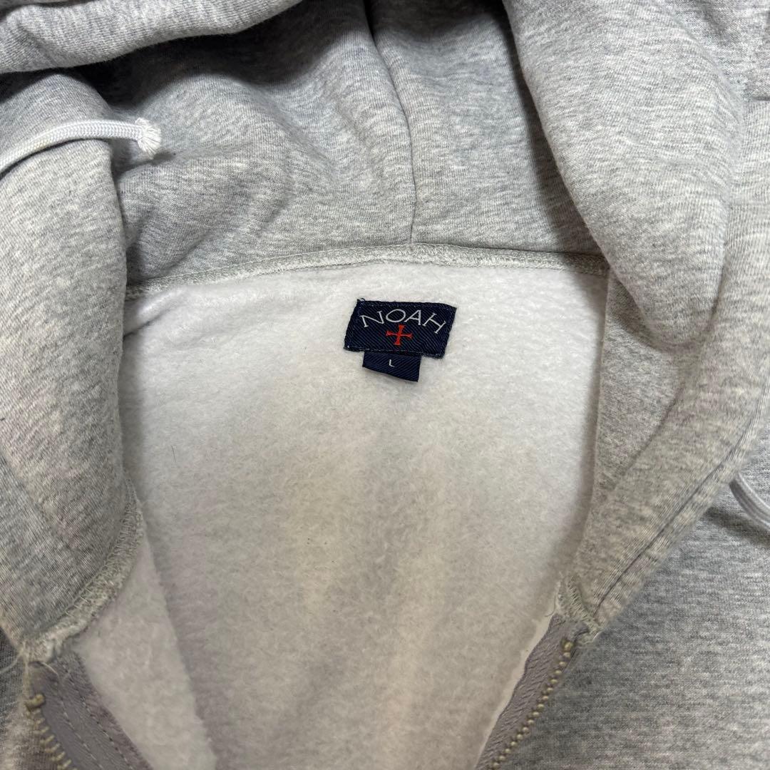 NOAH グレー フルジップパーカー L
