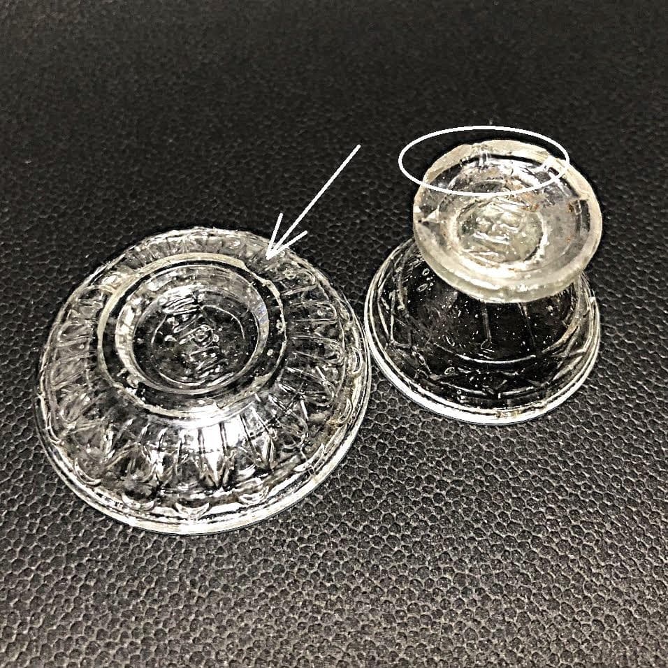 ペロペロ＆ままごと 玩具系ガラス 戦前～ 検索用:金平糖 ニッキ水