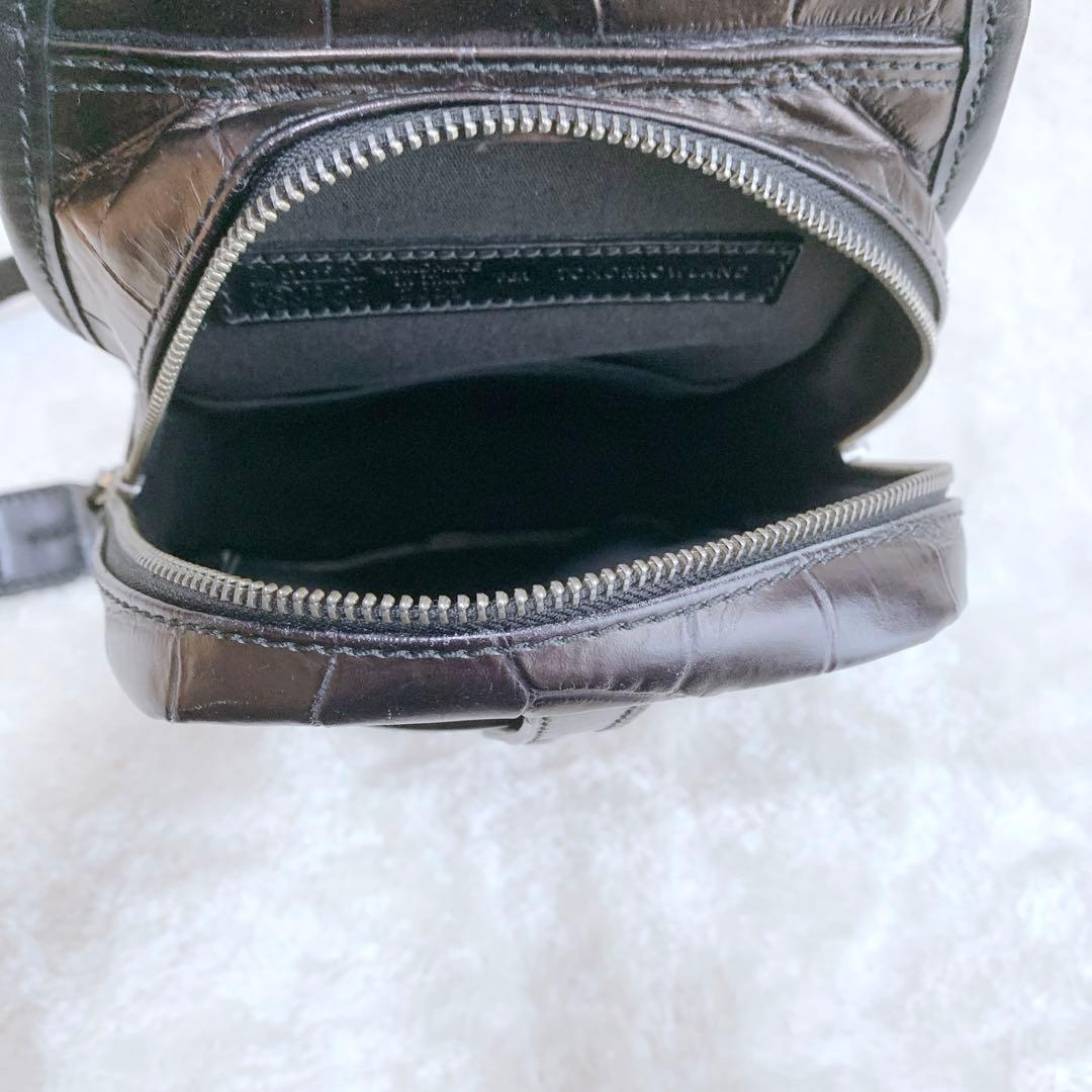 ほぼ未使用 Daniel&Bob トゥモローランド別注クロコ型押しボディバッグ