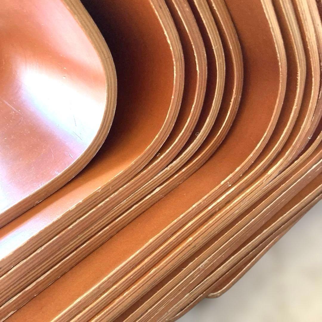 木製座椅子　穴あきデザイン座椅子　53脚　まとめ売り　業務用　大量　引き取り限定