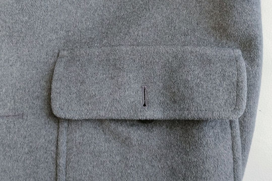 ブルックスブラザース　グレー チェスターコートXL（英国製）価格相談お受けします