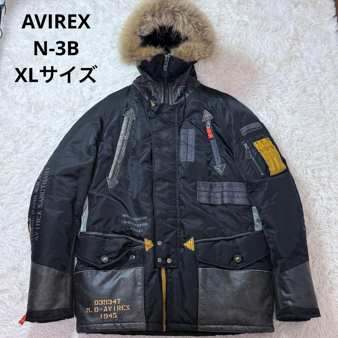 希少 AVIREX タイトシルエット N-3Bフライトジャケット 6112085