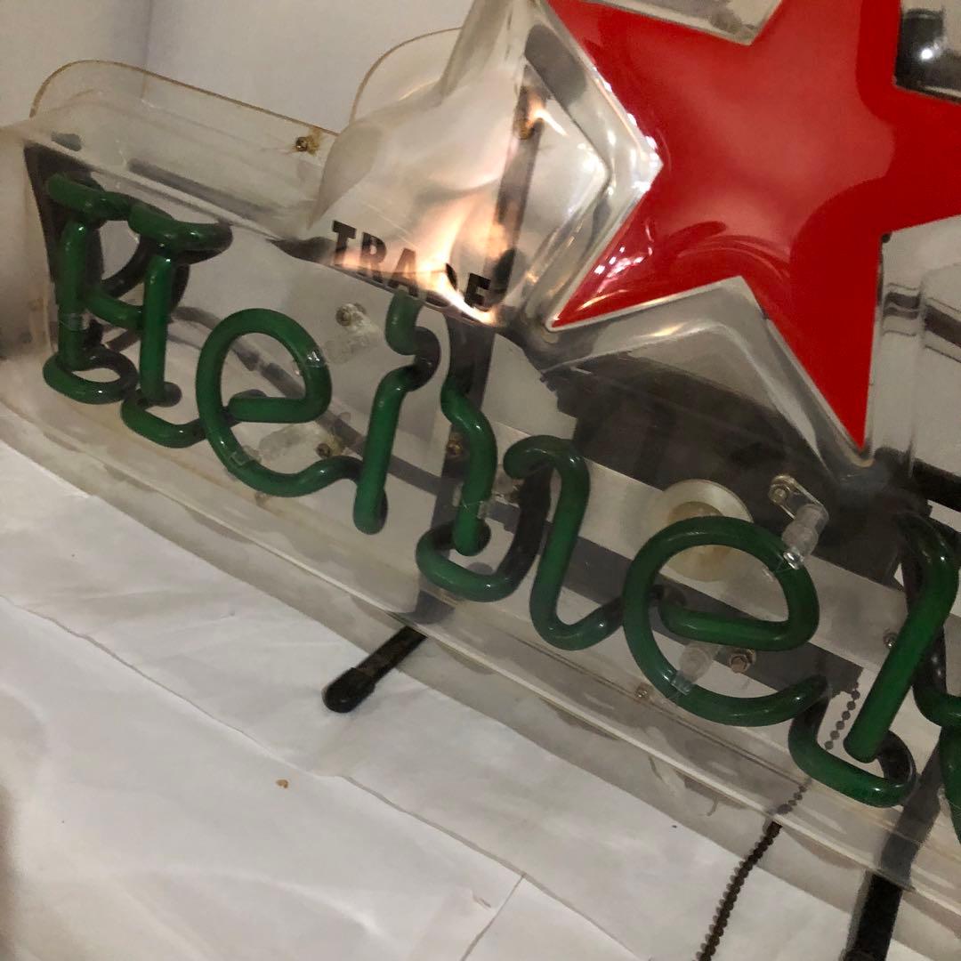 ハイネケン ネオン 照明 看板　※修理あり※