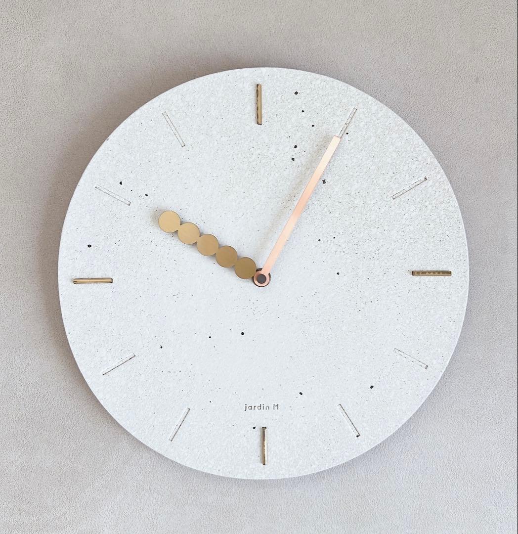 jardin M 掛時計　POINT and LINE