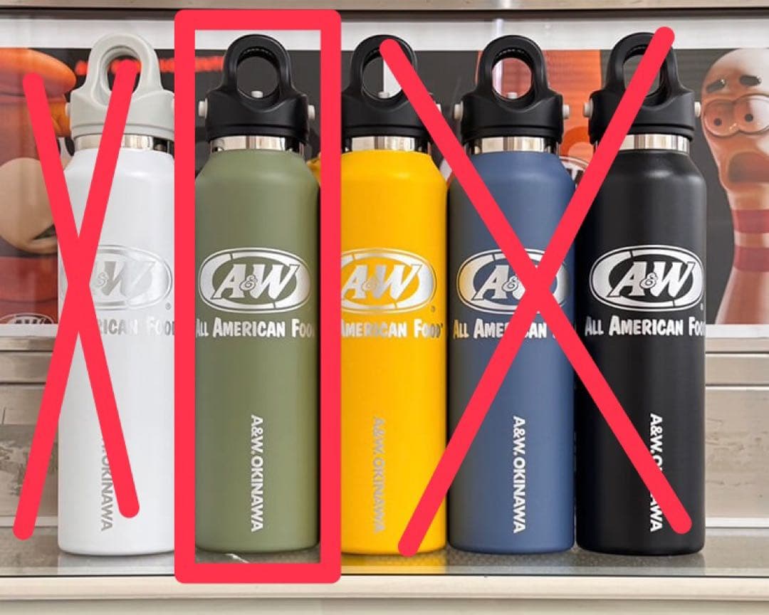 A&W REVOMAX 水筒 カーキ　タンブラー 16oz