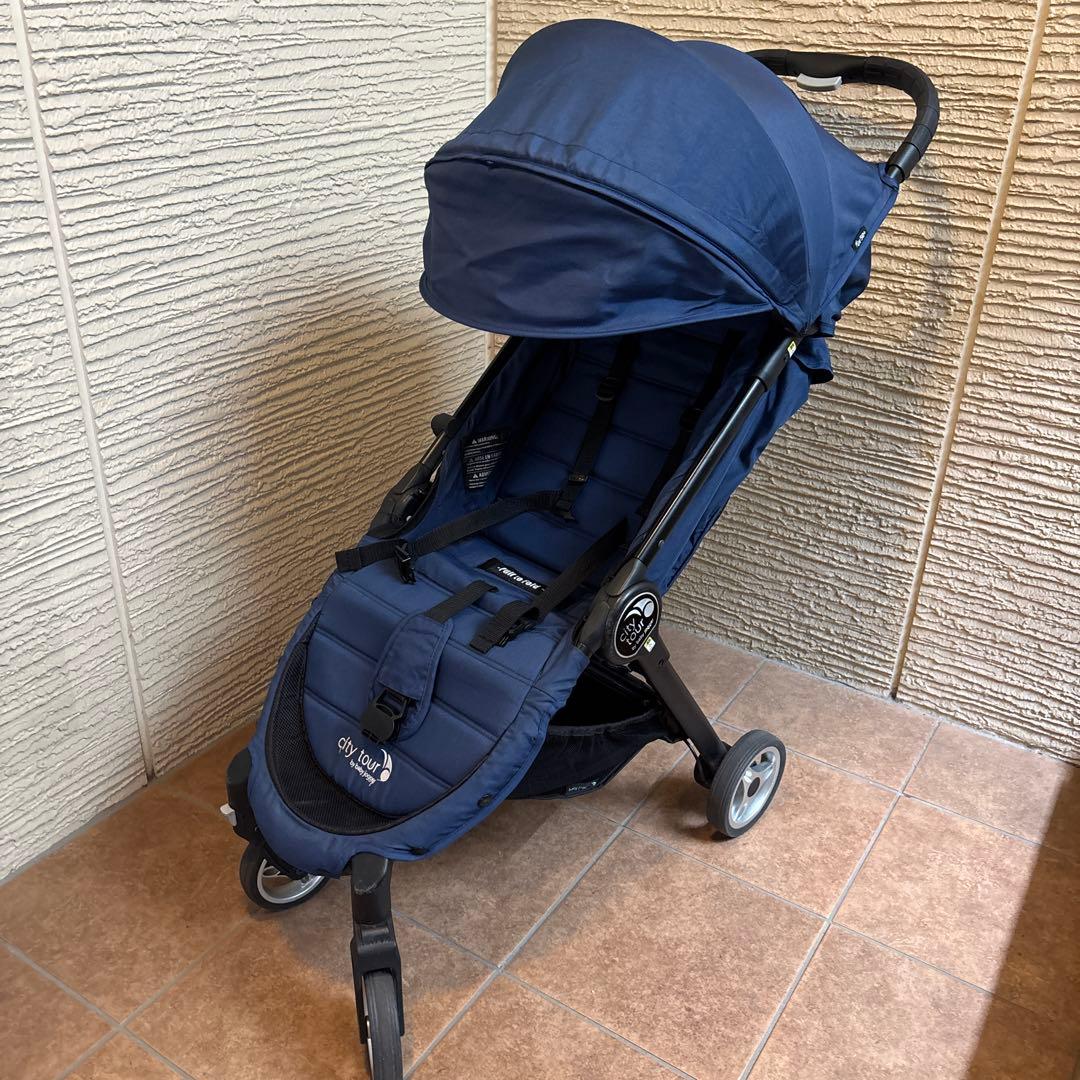 【値下げ】Baby Jogger 折りたたみ　ベビーカー　ネイビー
