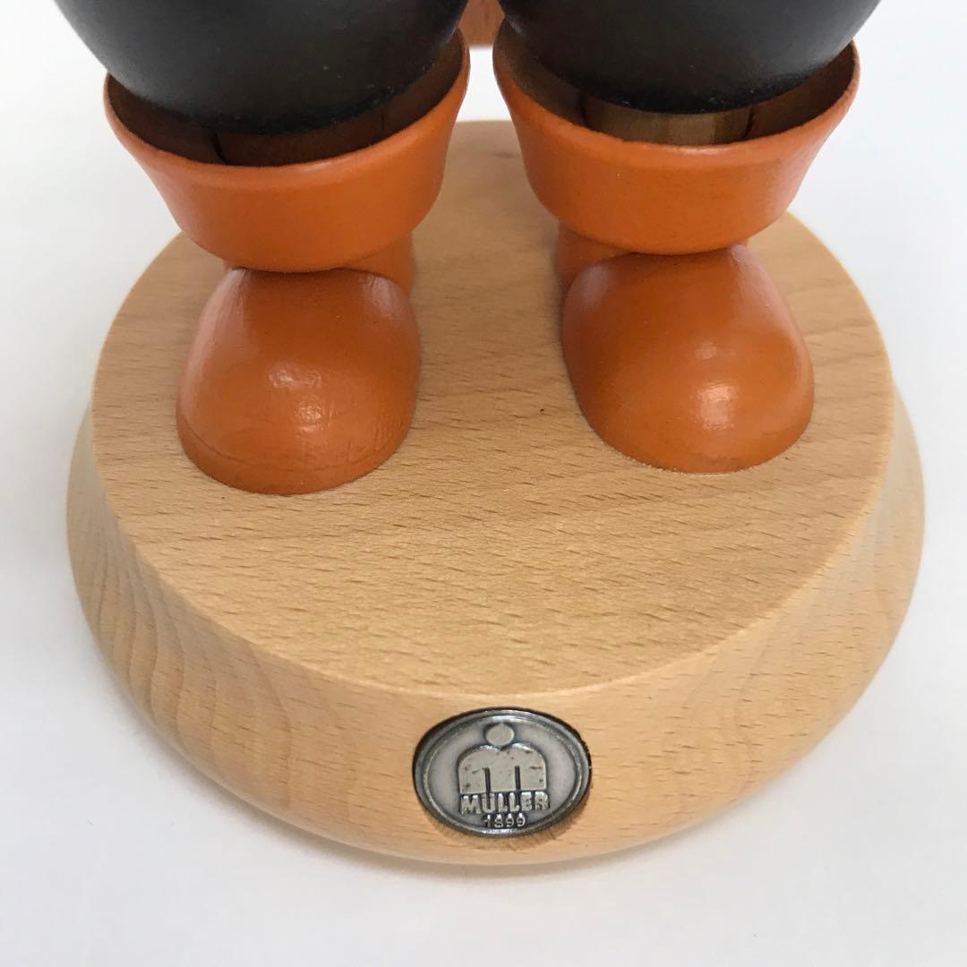木製 くるみ割り人形 約23cm ドイツ製 ミュラー社 煙突掃除