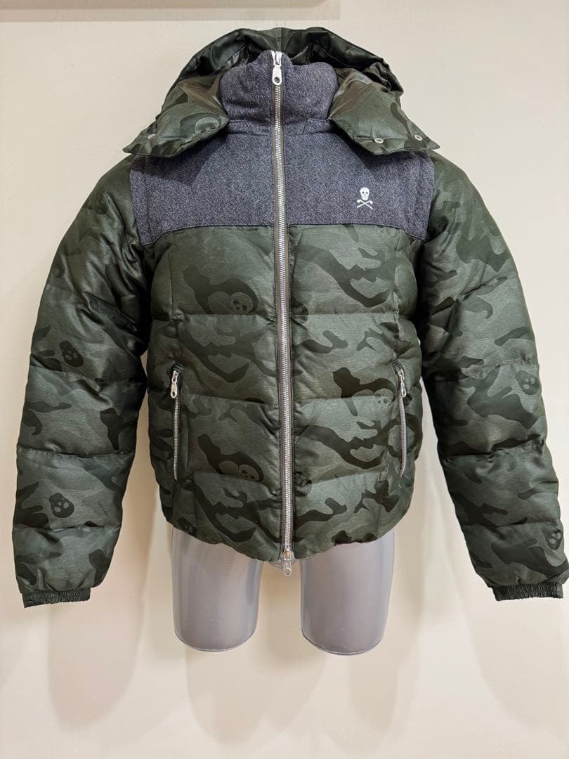 美品 MARK&LONA マークアンドロナ カモフラ　ダウンジャケット M