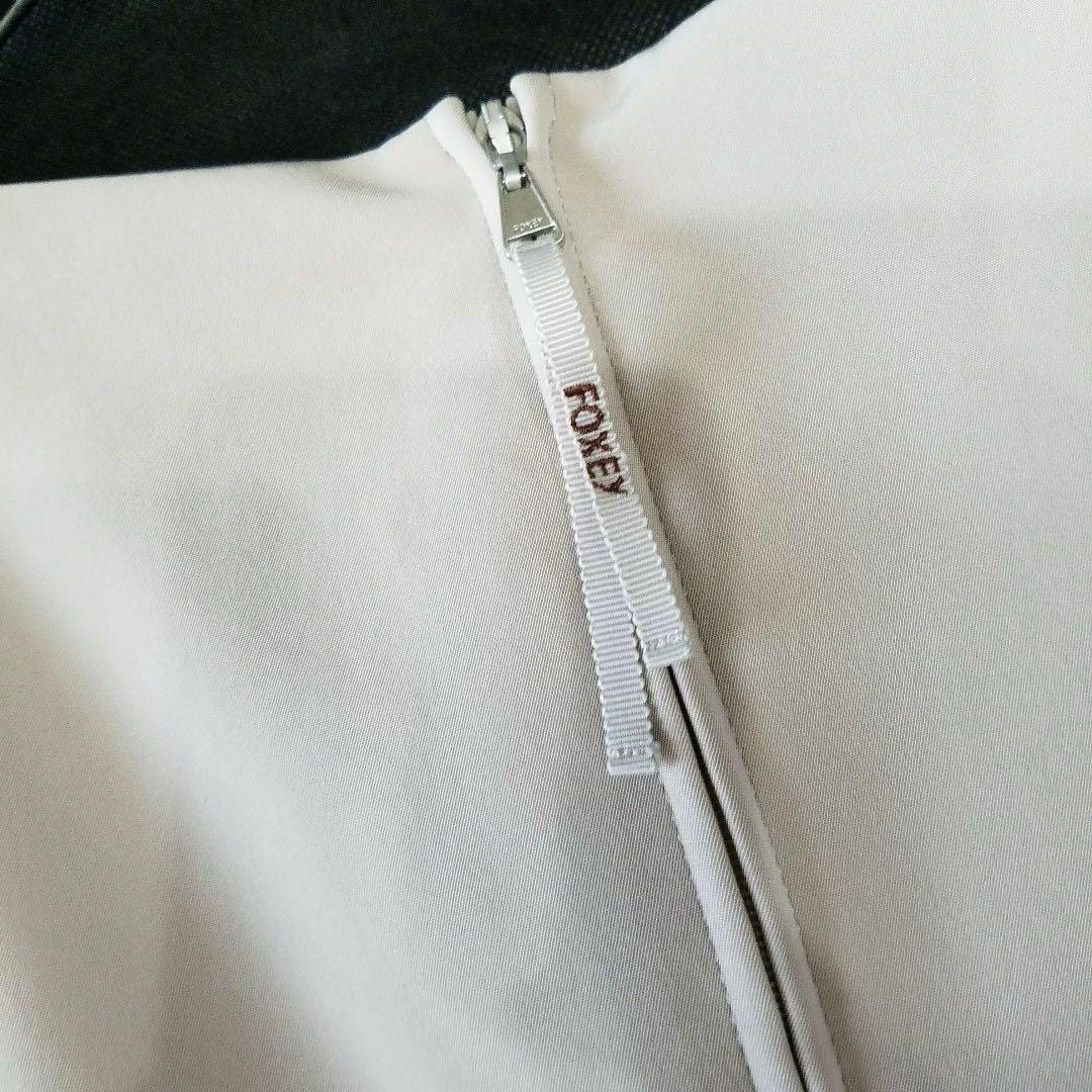 美品✨フォクシー 定価6.9万 ドレスナイトフォール フレアワンピース Vネック