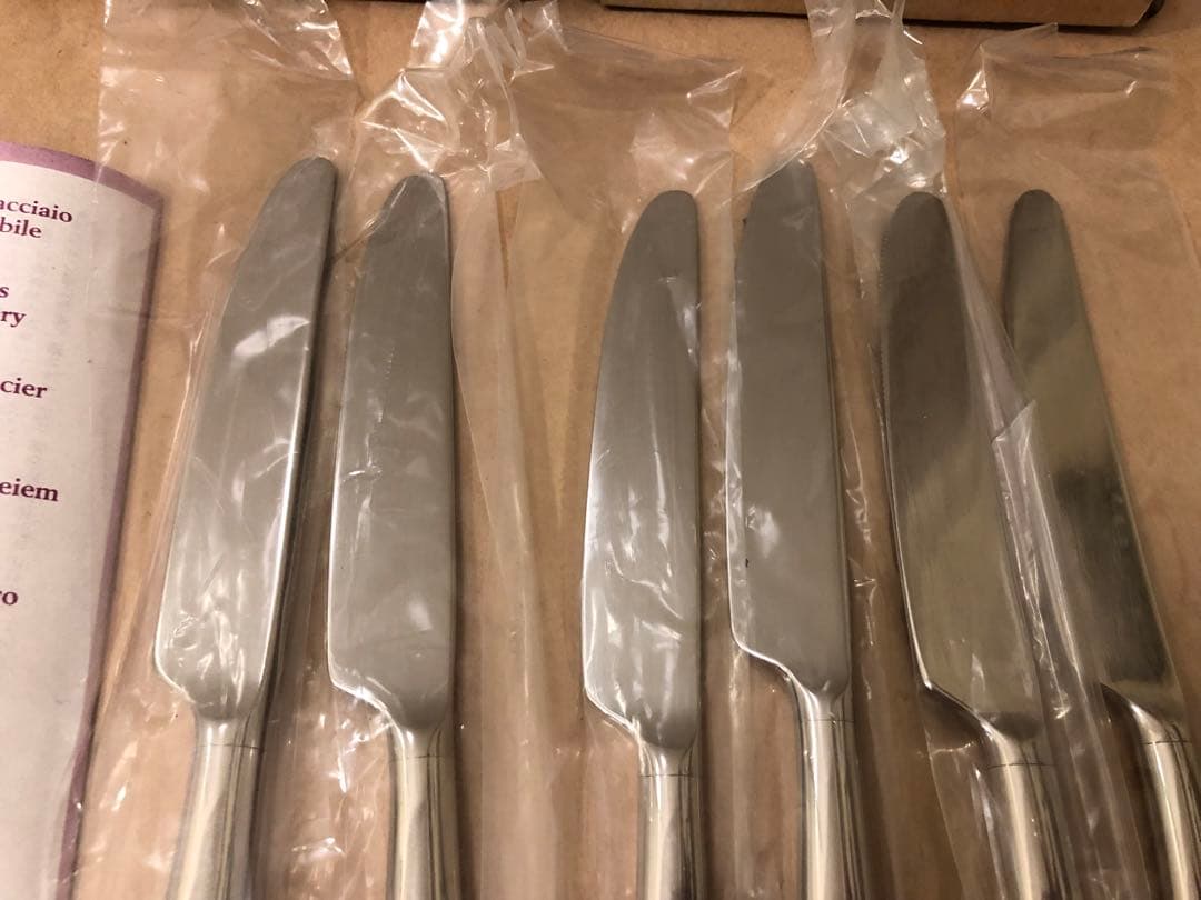 未使用　ALESSI アレッシィ　ナイフ18本セット　④ カトラリー