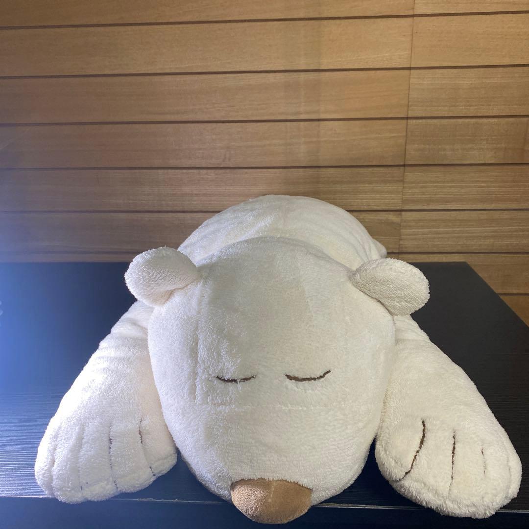 【中古】ニトリ　ダキマクラ　シロクマ