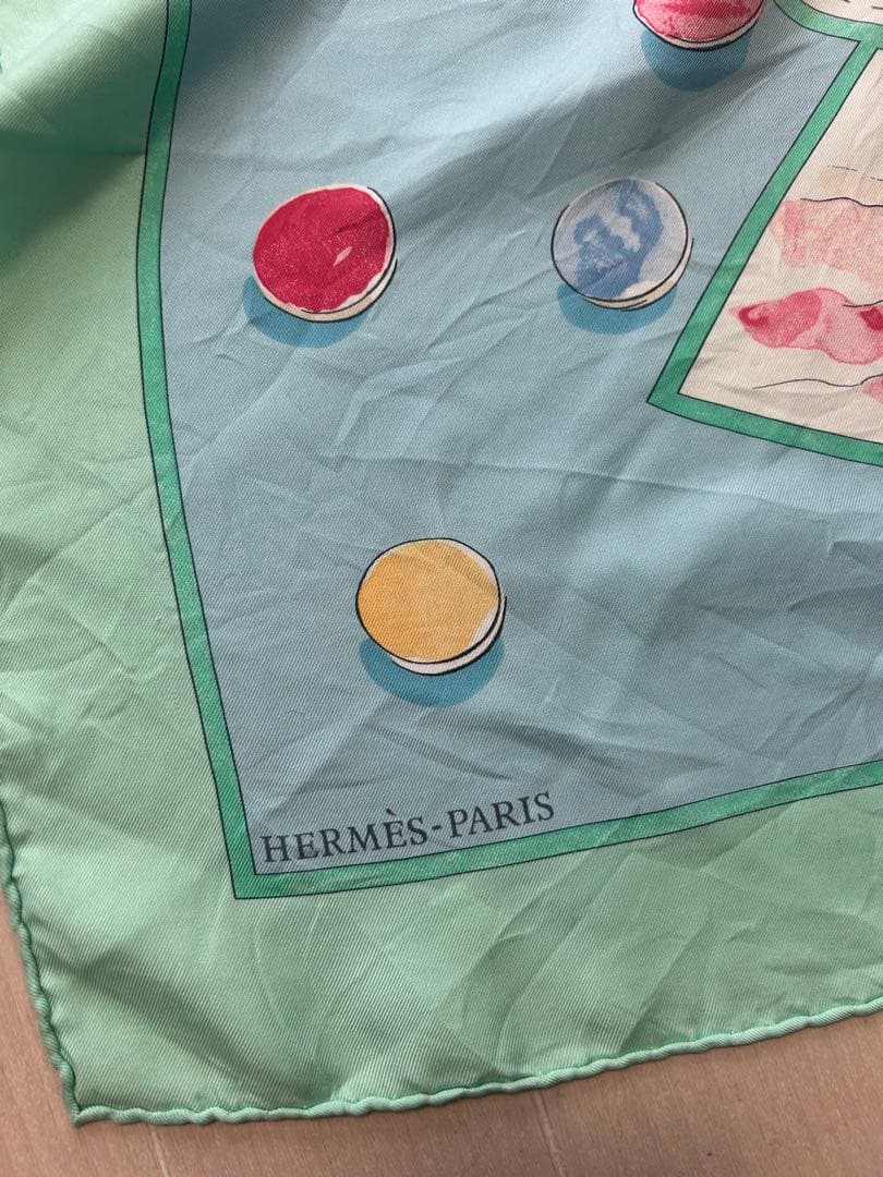 HERMÈS ボードゲーム スカーフ