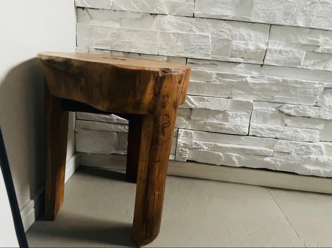 10万アクタス 高級家具 極厚 無垢材 テーブルチェア アート オブジェ 花台