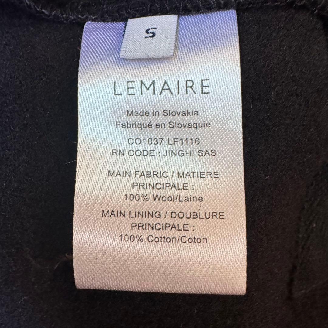 美品 LEMAIRE wrap coat black