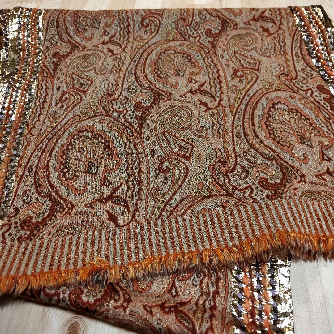 ETRO ペイズリー柄 ストール ウール＆シルク55cm x 190cm