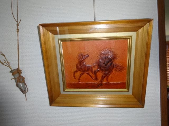 皮革工芸　レザーアート作品　(石丸雅通作)